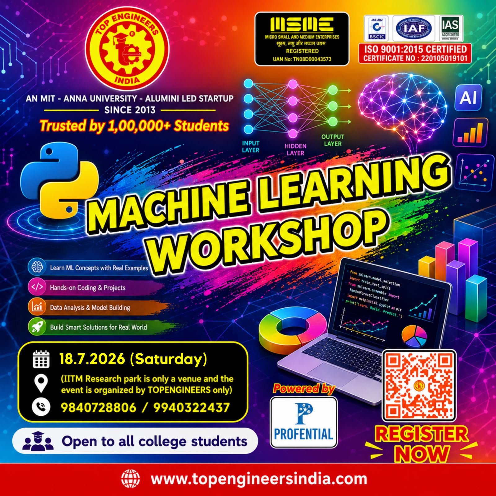 Machine Learning Workshop 2026 Workshop Poster 